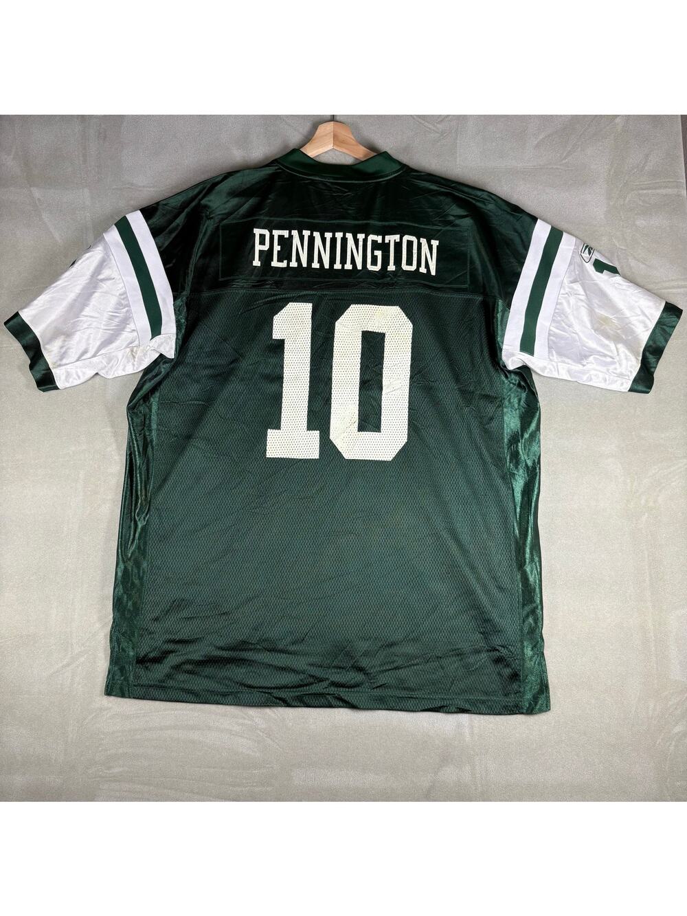 Vintage Reebok New York Jets Chad Pennington #10 NFL Football Jersey Men’s 2XL
